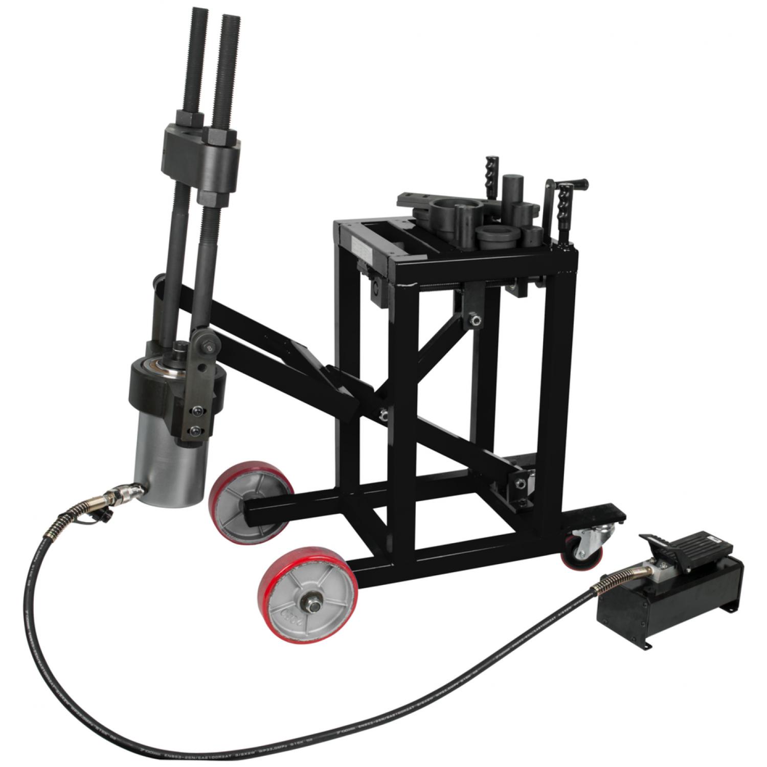 картинка Пресс для шкворня поворотного кулака, 75 т, с комплектом гильз, 29 шт от магазина "Элит-инструмент"