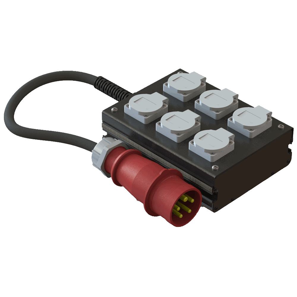 картинка Переносное распределительное устройство TC 406 от магазина "Элит-инструмент"