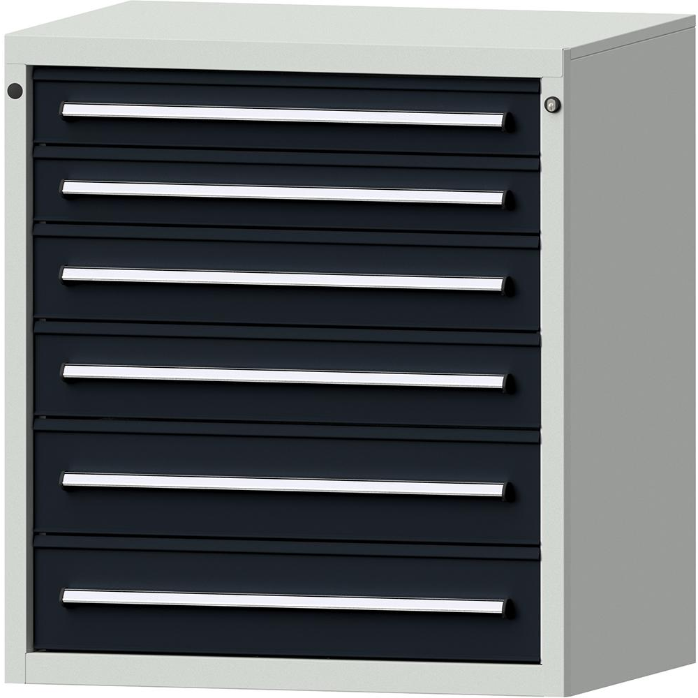 Шкаф формата Ш910хГ700хВ1000мм RAL7035/7016 6 ящиков 75кг 3196 2833 Fplus