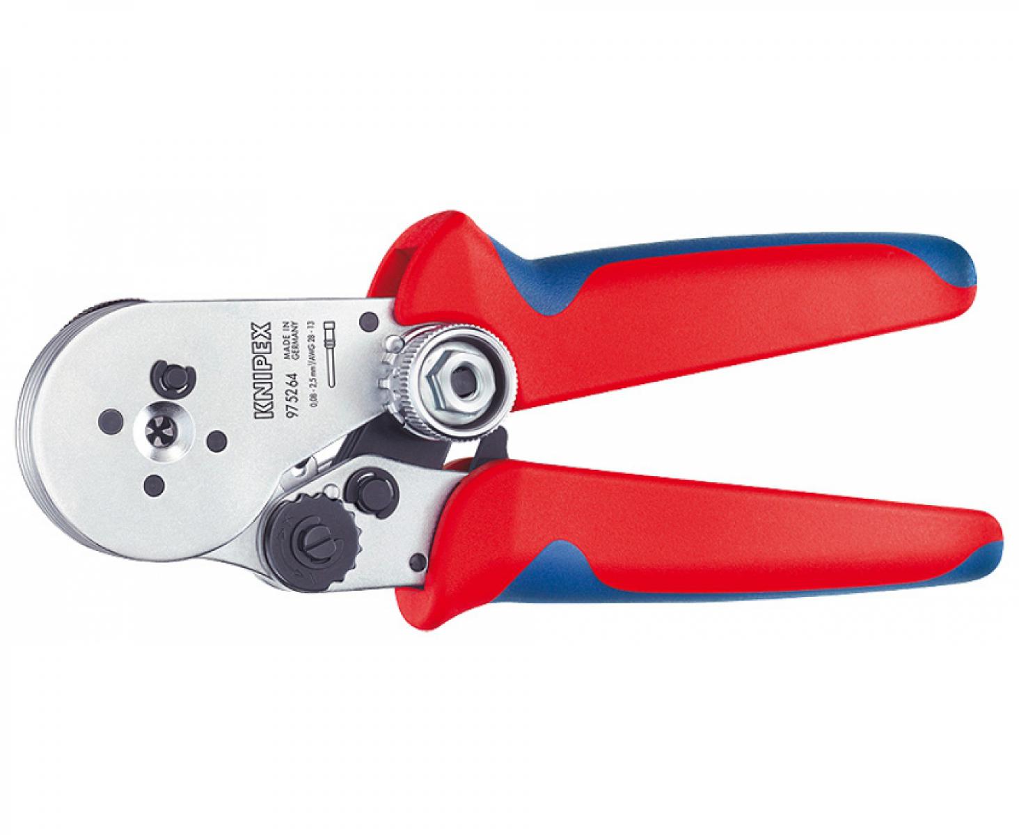 картинка Инструмент для тетрагональной опрессовки точеных контактов Knipex KN-975264 от магазина "Элит-инструмент"