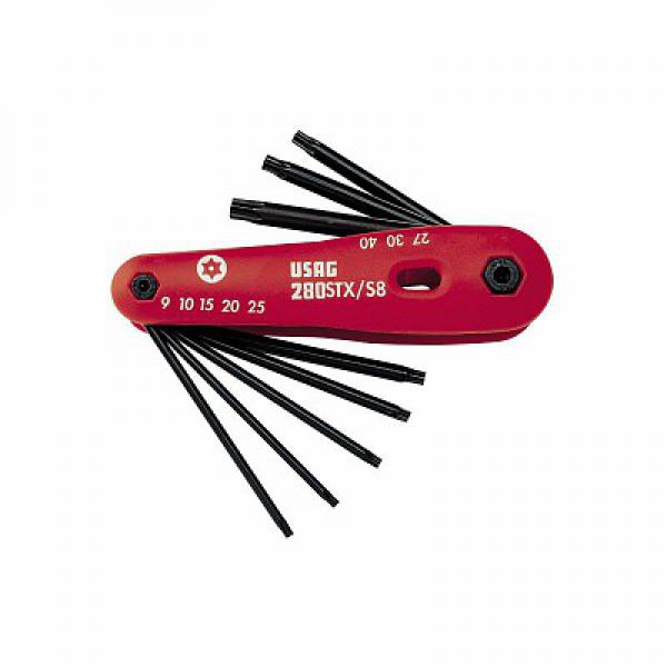 Набор из 8 ключей для винтов TORX® Tamper Resistant 280 STX/S8 U02800195