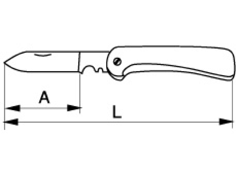 картинка Нож электрика BAHCO 2820EF2 от магазина "Элит-инструмент"