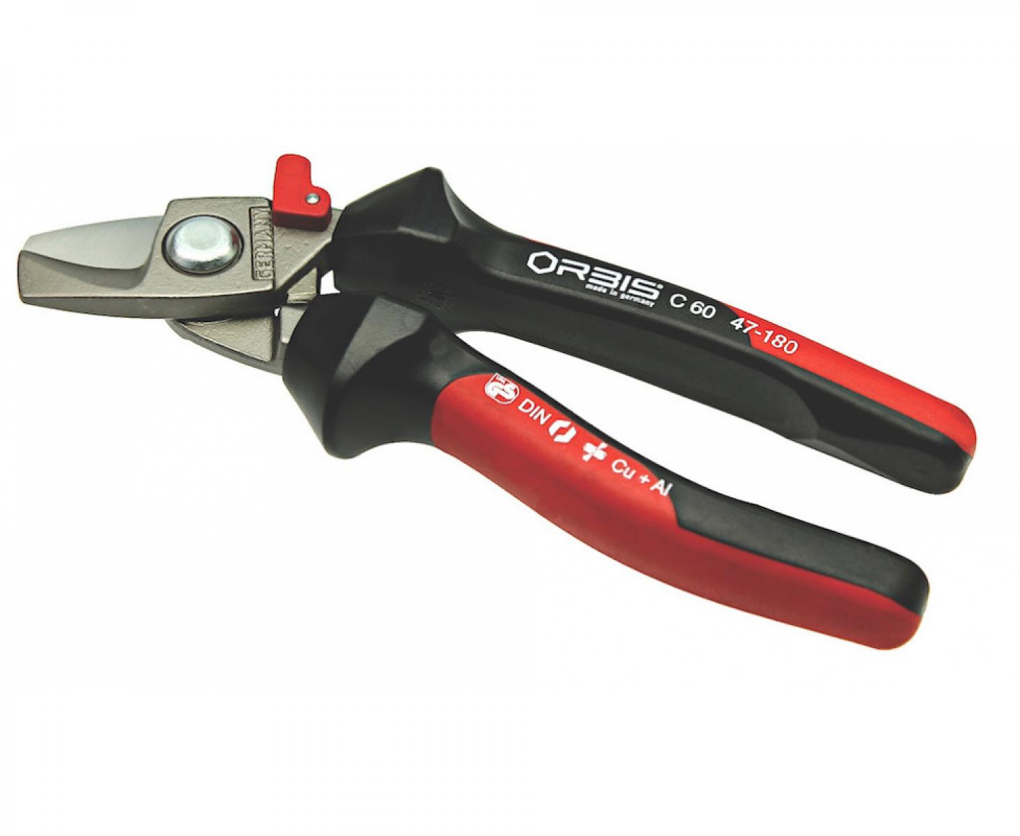 картинка Кабелерез для медного и алюминиевого кабеля EVO SHARK 180 мм Orbis 47-180/30RR от магазина "Элит-инструмент"