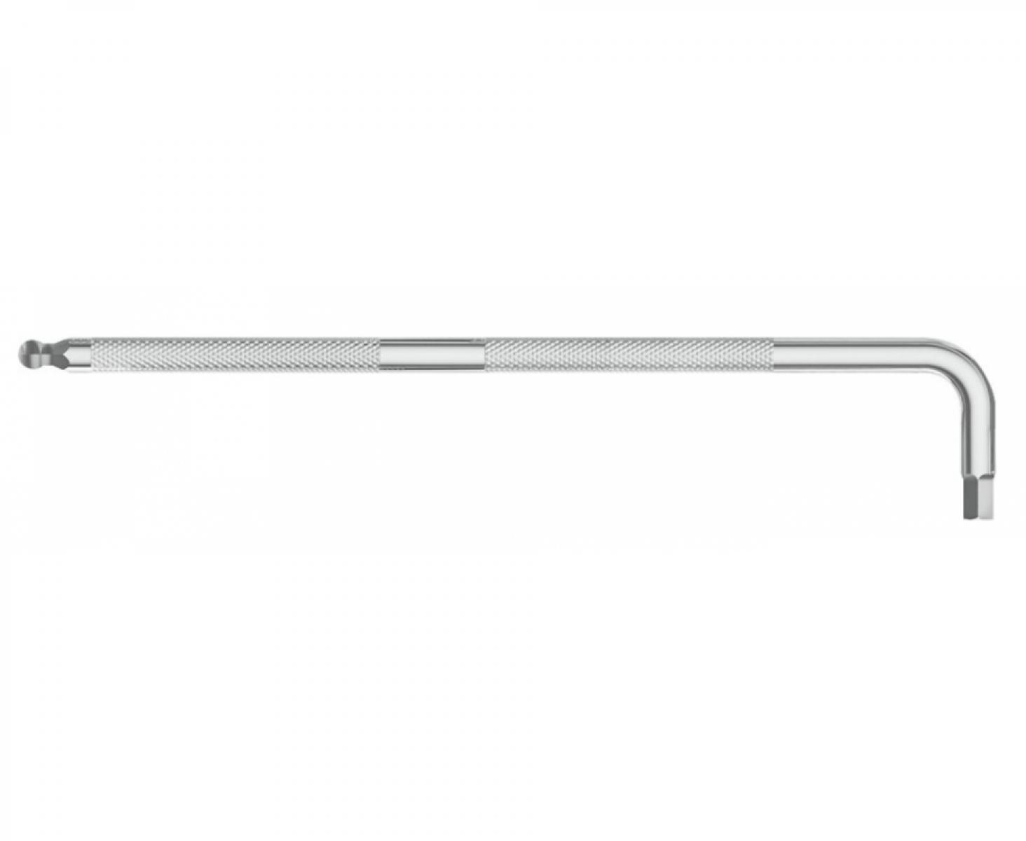 картинка Ключ штифтовый HEX с насечкой длинный PB Swiss Tools PB 3212.L 3 со сферической головкой M3 от магазина "Элит-инструмент"