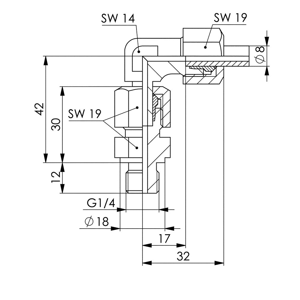 картинка Облегающий, угловой, регулируемый, для тяжелых условий эксплуатации АМF 160200 от магазина "Элит-инструмент"
