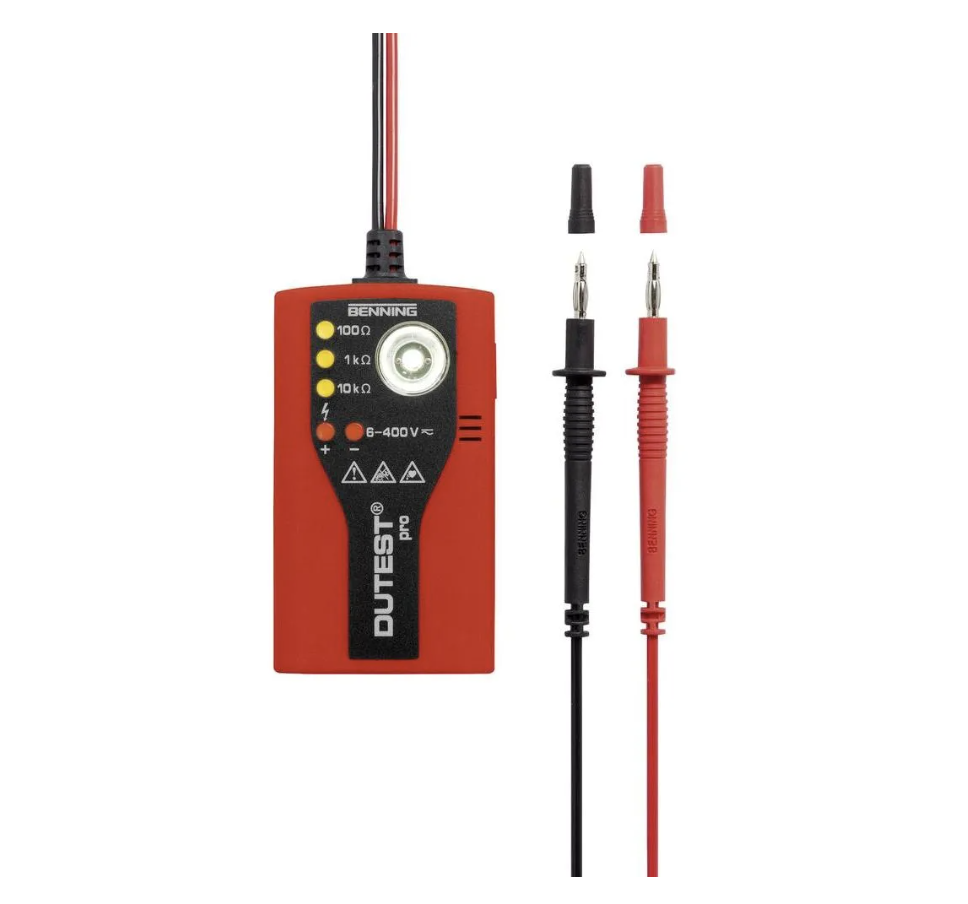 картинка BENNING DUTEST pro - Тестер напряжения (050156), CAT III 300 В/ 5575 0010 Fplus от магазина "Элит-инструмент"