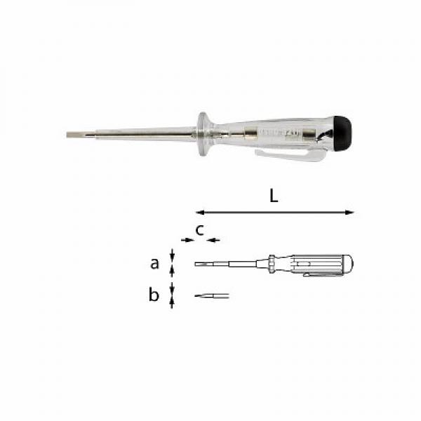 Отвертка для проверки фаз с напряжением 110÷250 В 321 F U03210005