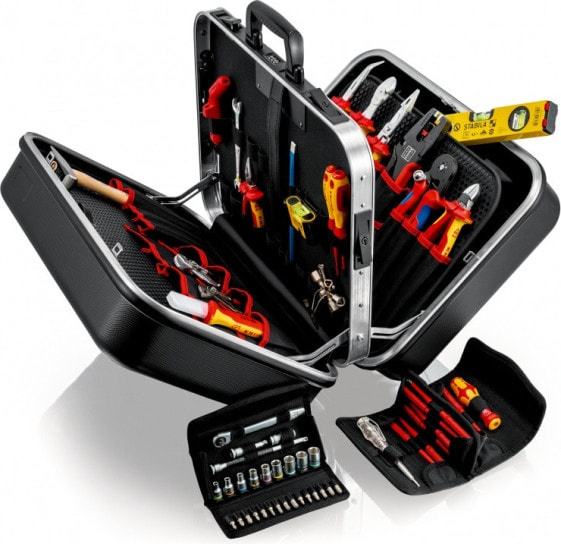 картинка Набор инструментов Knipex BIG Twin 00 21 42 KN-002142 63 предмета: Черный от магазина "Элит-инструмент"