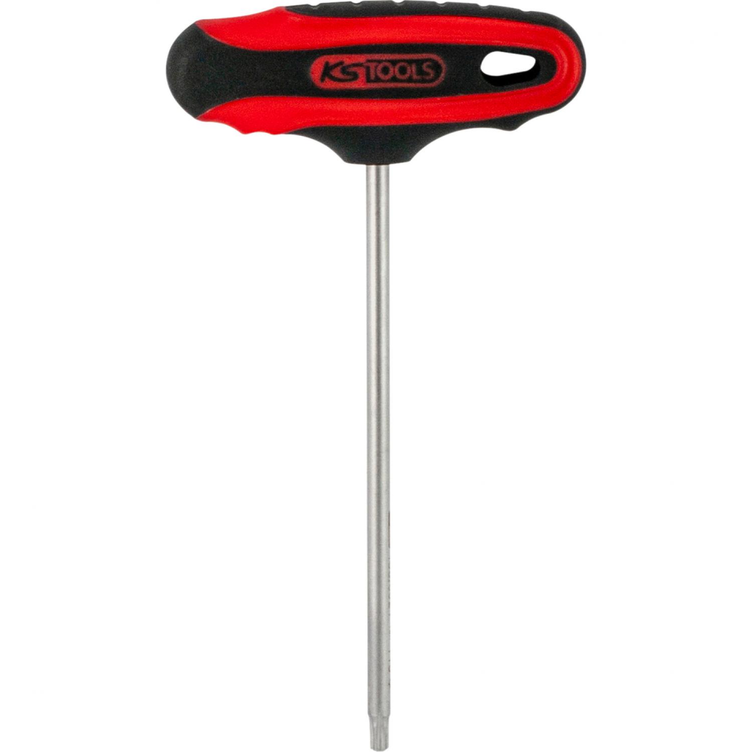 картинка Штифтовой ключ с профилем Torx и Т-образной рукояткой короткий, Т15 от магазина "Элит-инструмент"