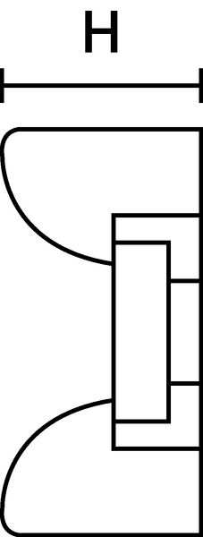 картинка Крепёжное основание под винт изогнутой формы для надёжной фиксации 25x14.5 мм, HS, натуральный цвет HellermannTyton 151-24819 от магазина "Элит-инструмент"