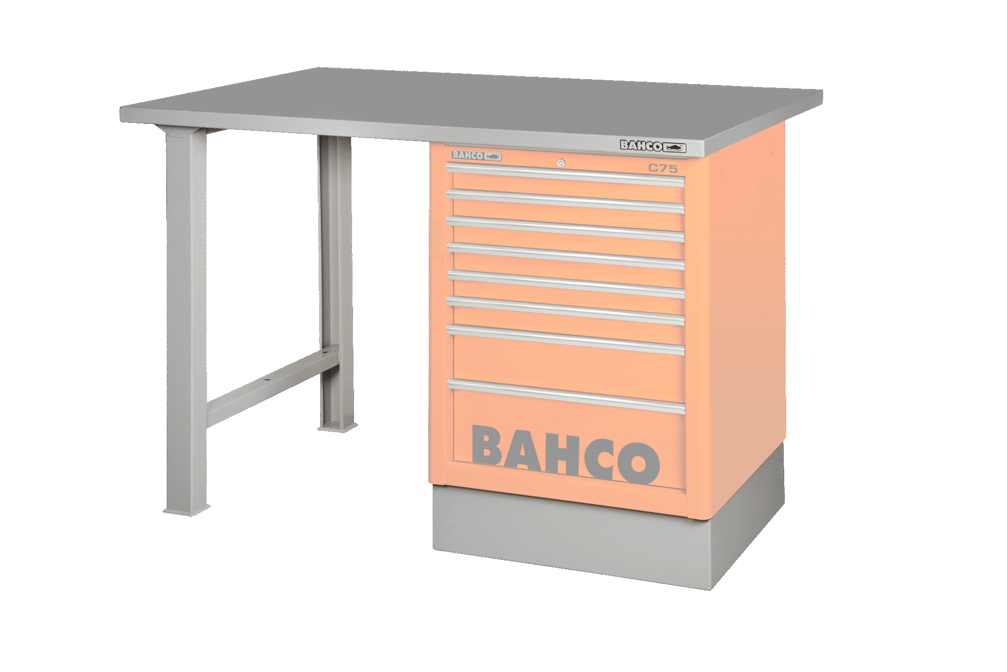 Вестачная металлическая столешница BAHCO 1495KW-TS