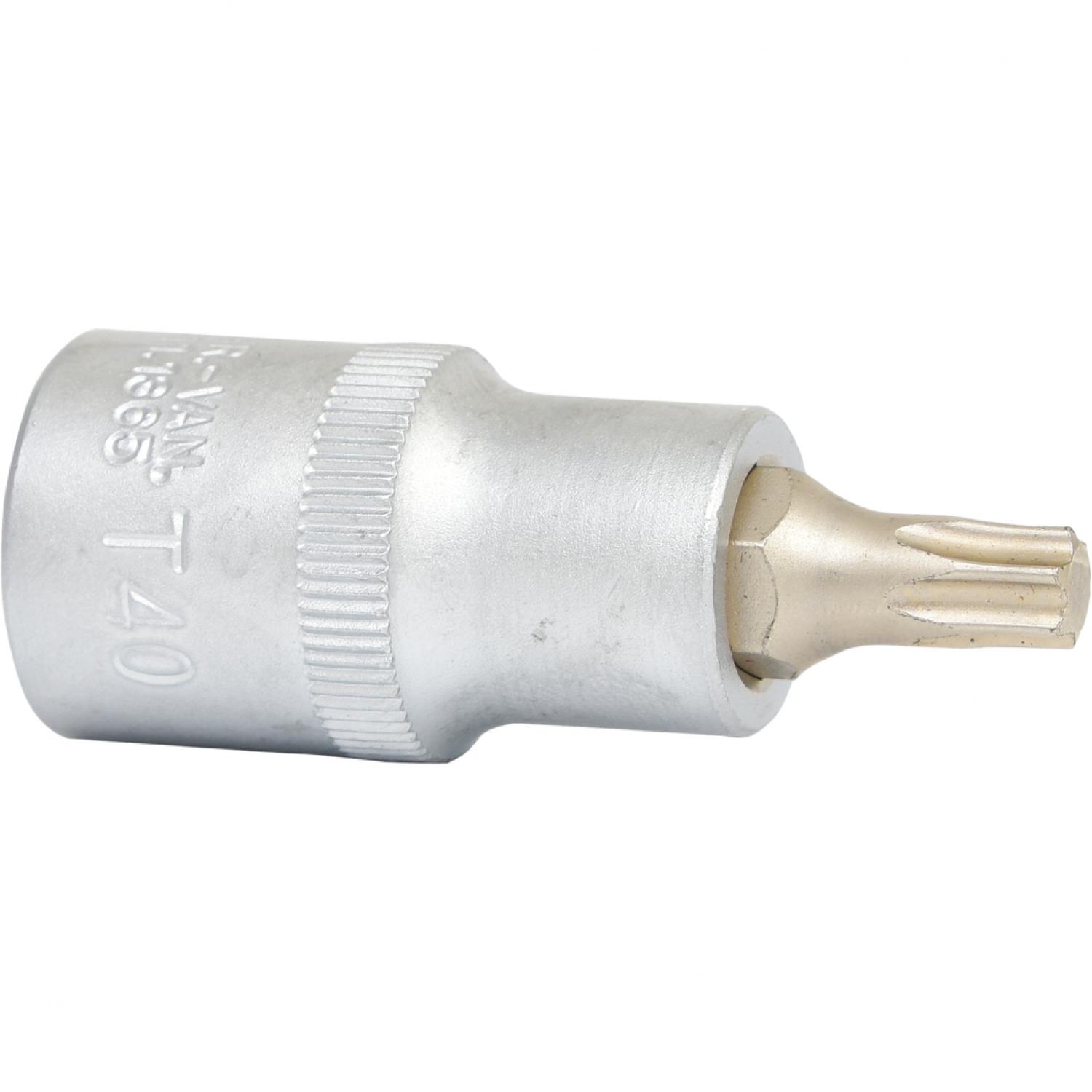 картинка Торцовая головка с профилем Torx с битом 1/2", T40 подвеска от магазина "Элит-инструмент"