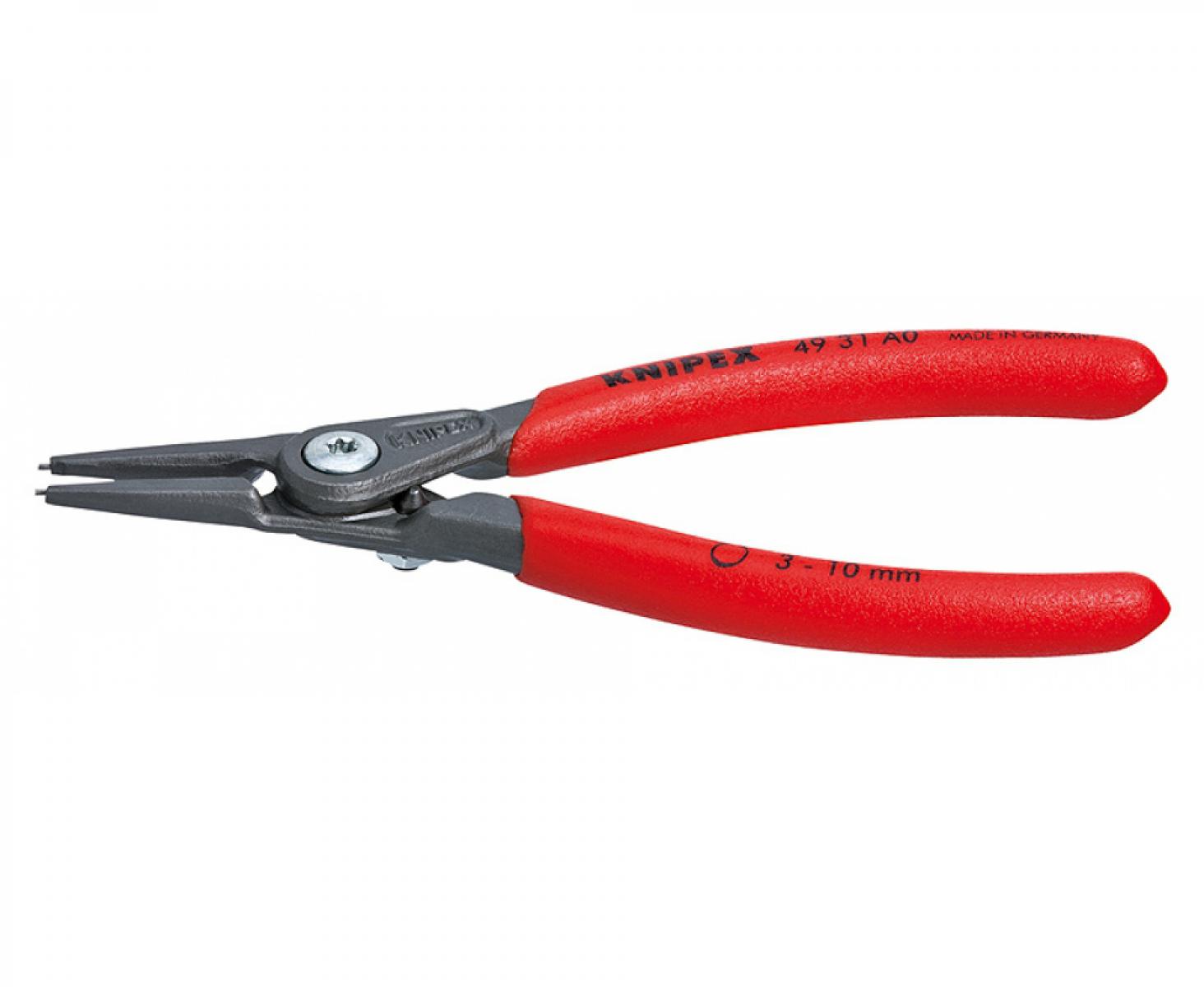Прецизионные щипцы для внешних стопорных колец на валах Knipex KN-4931A1