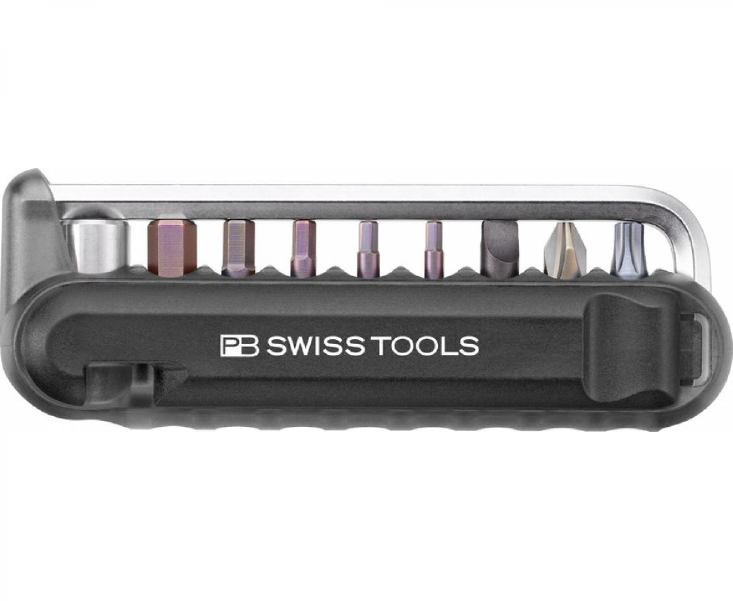 картинка Набор сменных бит SL PH TX HEX формы C6,3 PB Swiss Tools PB 470.Black 10 шт. 0.8 x 5.5 от магазина "Элит-инструмент"