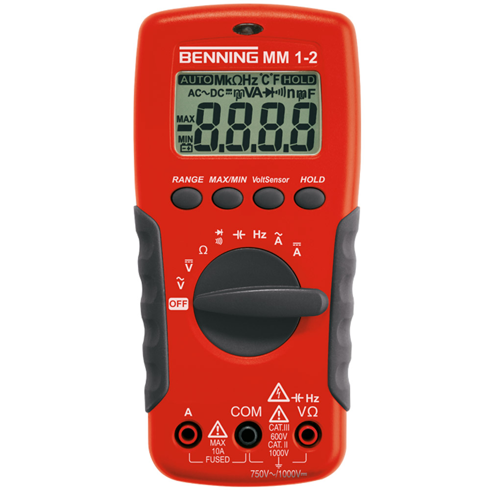 картинка Цифровой Мультиметр BENNING MM 1-2 044082 от магазина "Элит-инструмент"