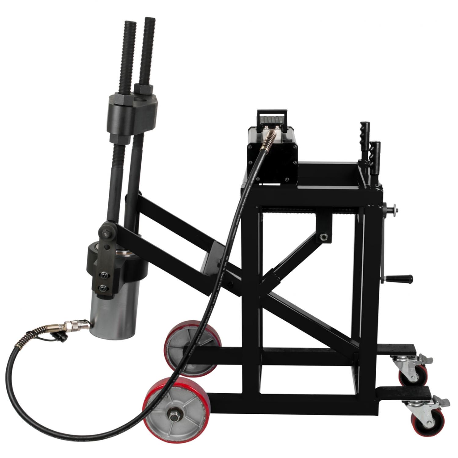 картинка Пресс для шкворня поворотного кулака, 75 т, с комплектом гильз, 29 шт от магазина "Элит-инструмент"