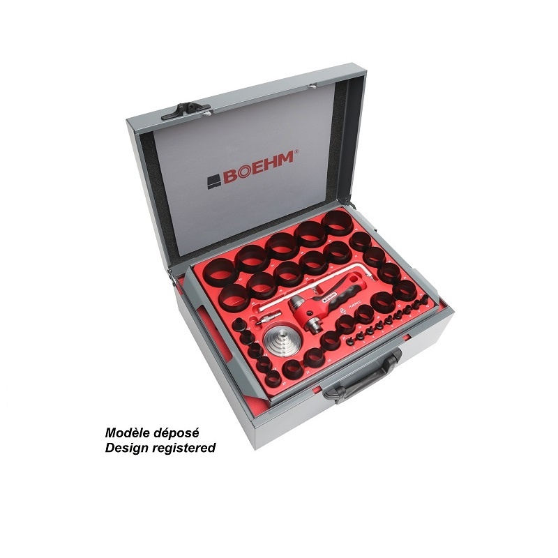 картинка Набор пробойников 2-99 мм BOEHM, 66 ПРЕДМЕТОВ | Размеры: 450 x 345 x 188мм (для паронитовых и графитовых прокладок) BOEHM JLB299PACC/7802 0299 Fplus от магазина "Элит-инструмент"