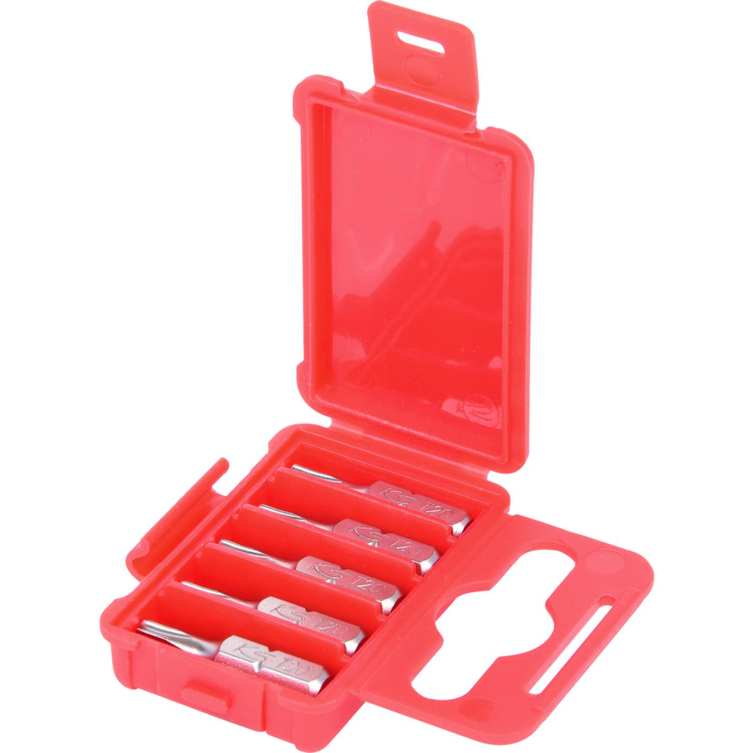 картинка Бит 1/4" с профилем Torx, 25 мм, Т20, 5 шт в упаковке от магазина "Элит-инструмент"