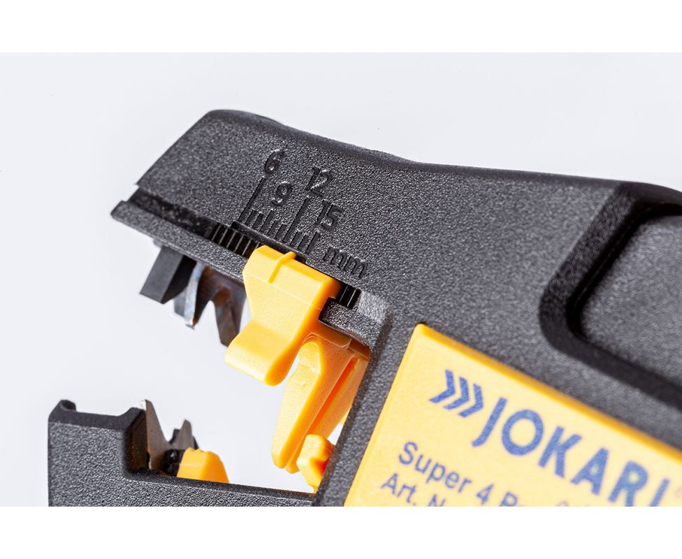 картинка Клещи Super 4 Pro для снятия изоляции с кабелей Jokari JK 20200 от магазина "Элит-инструмент"