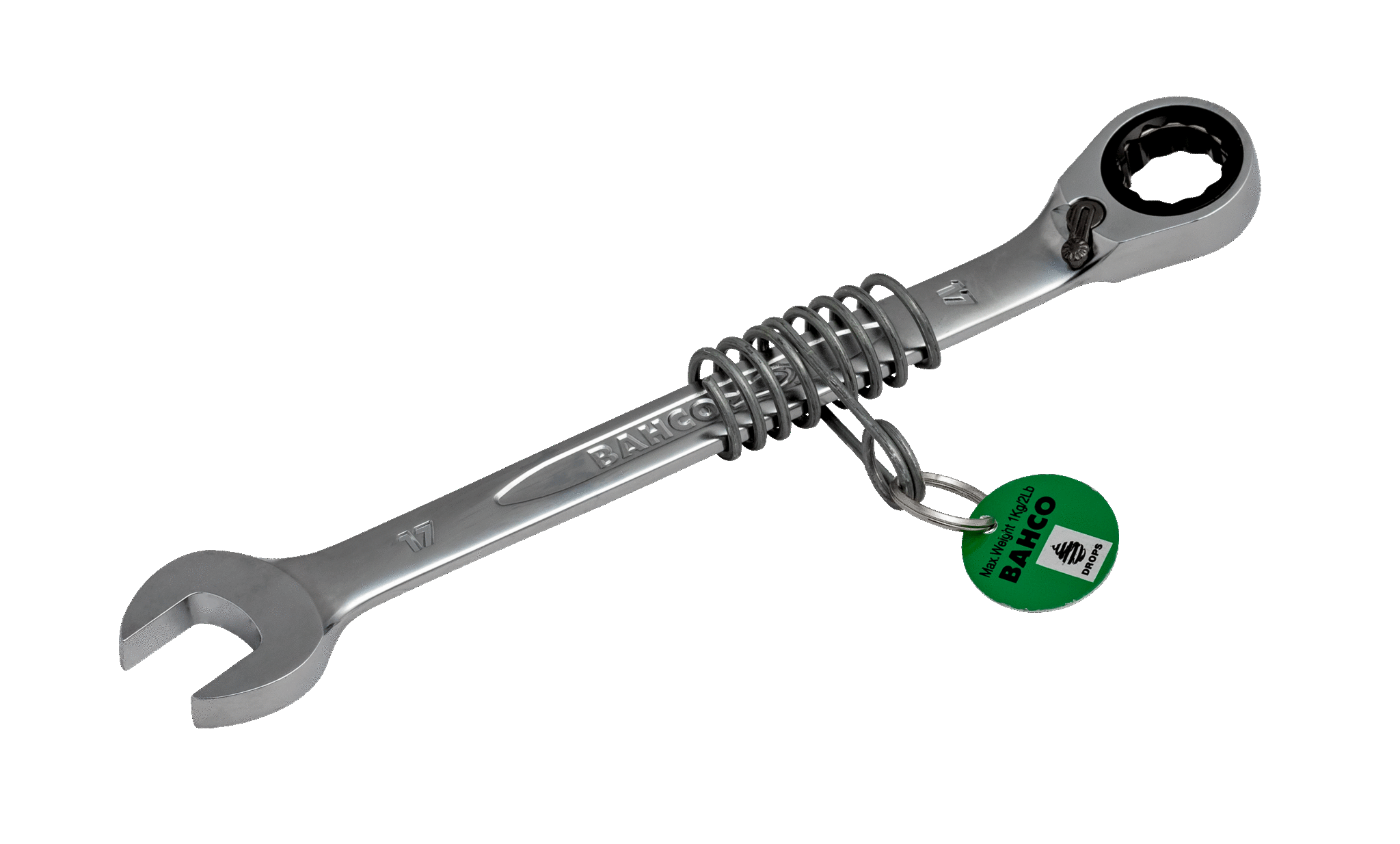 Комбинированный ключ с храповиком. В соответствии с DROPS best practices BAHCO TAH1RM-30