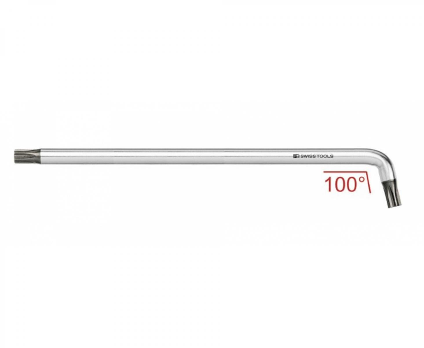 картинка Ключ штифтовый TORX длинный PB Swiss Tools PB 2411.25 изогнутый на 100º T25 от магазина "Элит-инструмент"