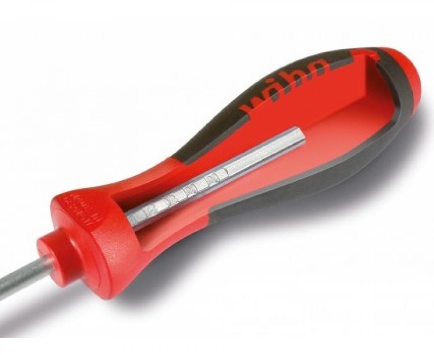 картинка Отвертка Wiha SoftFinish HEX 357 26234 8 x 60 внутренний шестигранник изогнутая от магазина "Элит-инструмент"