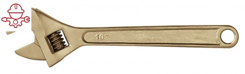 Неискрящий переставной гаечный ключ Kukko 832F250