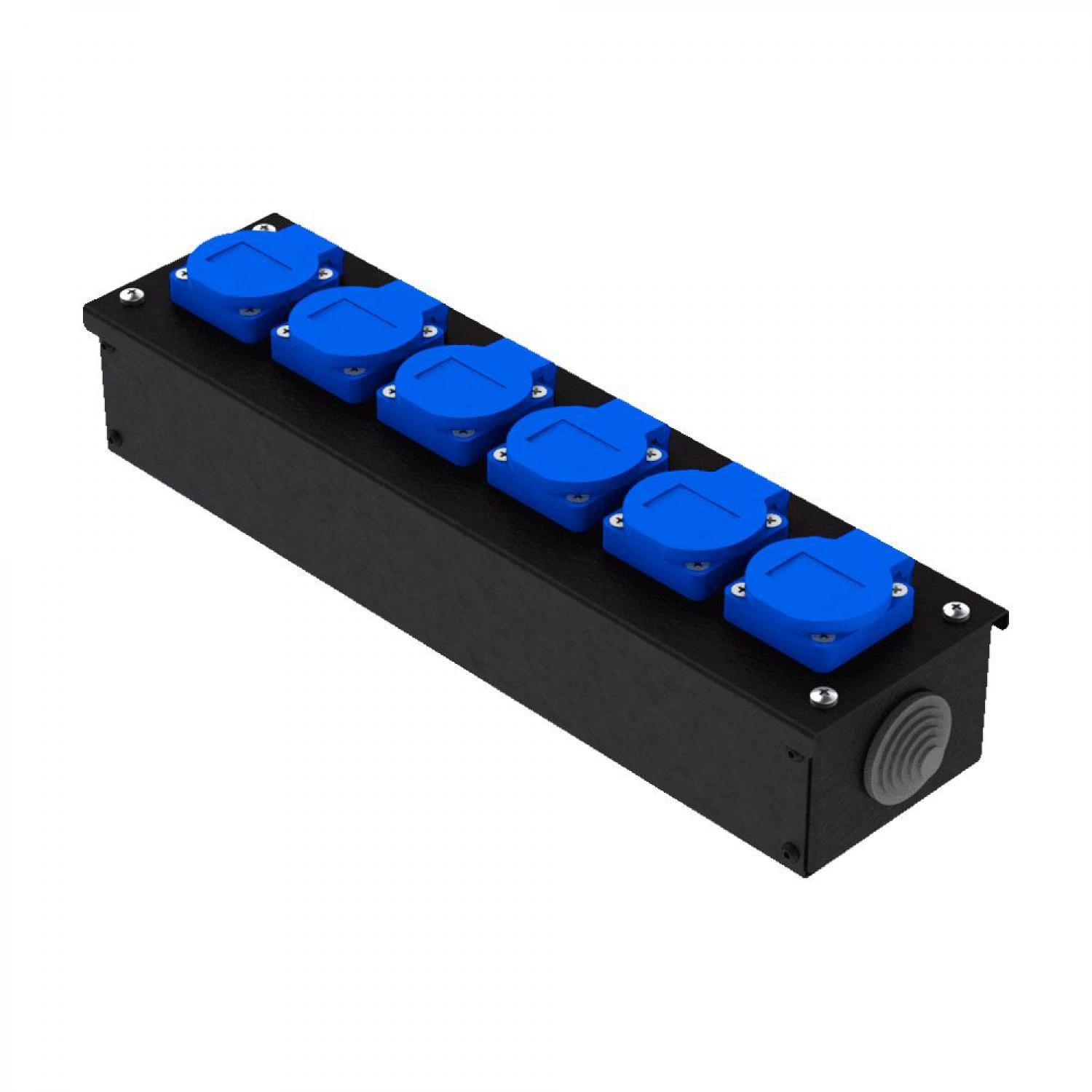 Коробка коммутационная проходная без профиля CB M06 EDS-1321