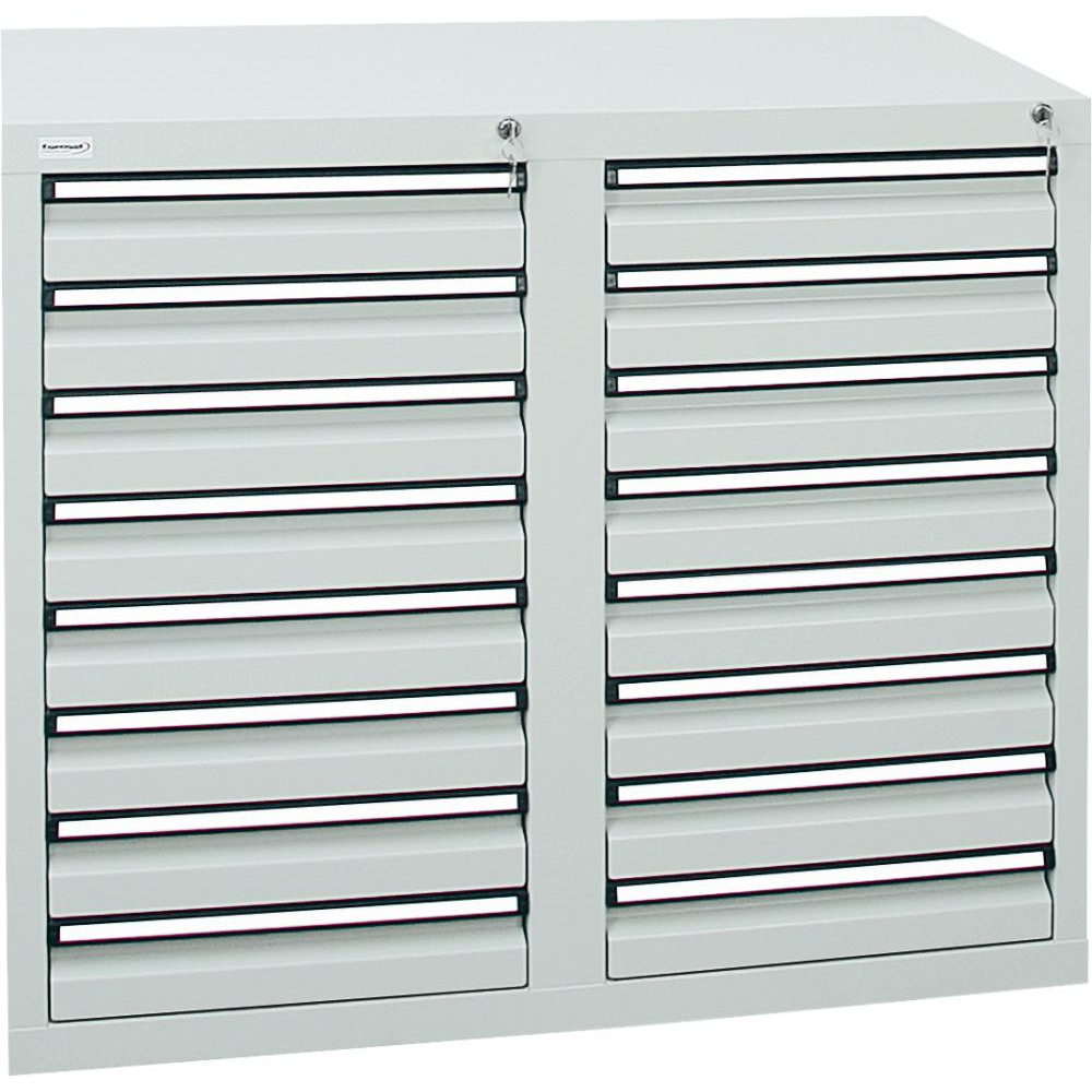 Шкаф формата Ш500хГ1000хВ900мм RAL 7035/7035 16 ящиков 35кг 3031 5032 Fplus