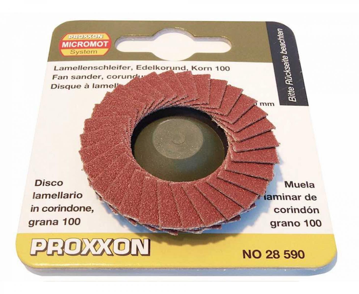 картинка Диск шлифовальный ламельный корундовый Ø 50 мм K100 Proxxon 28590 от магазина "Элит-инструмент"
