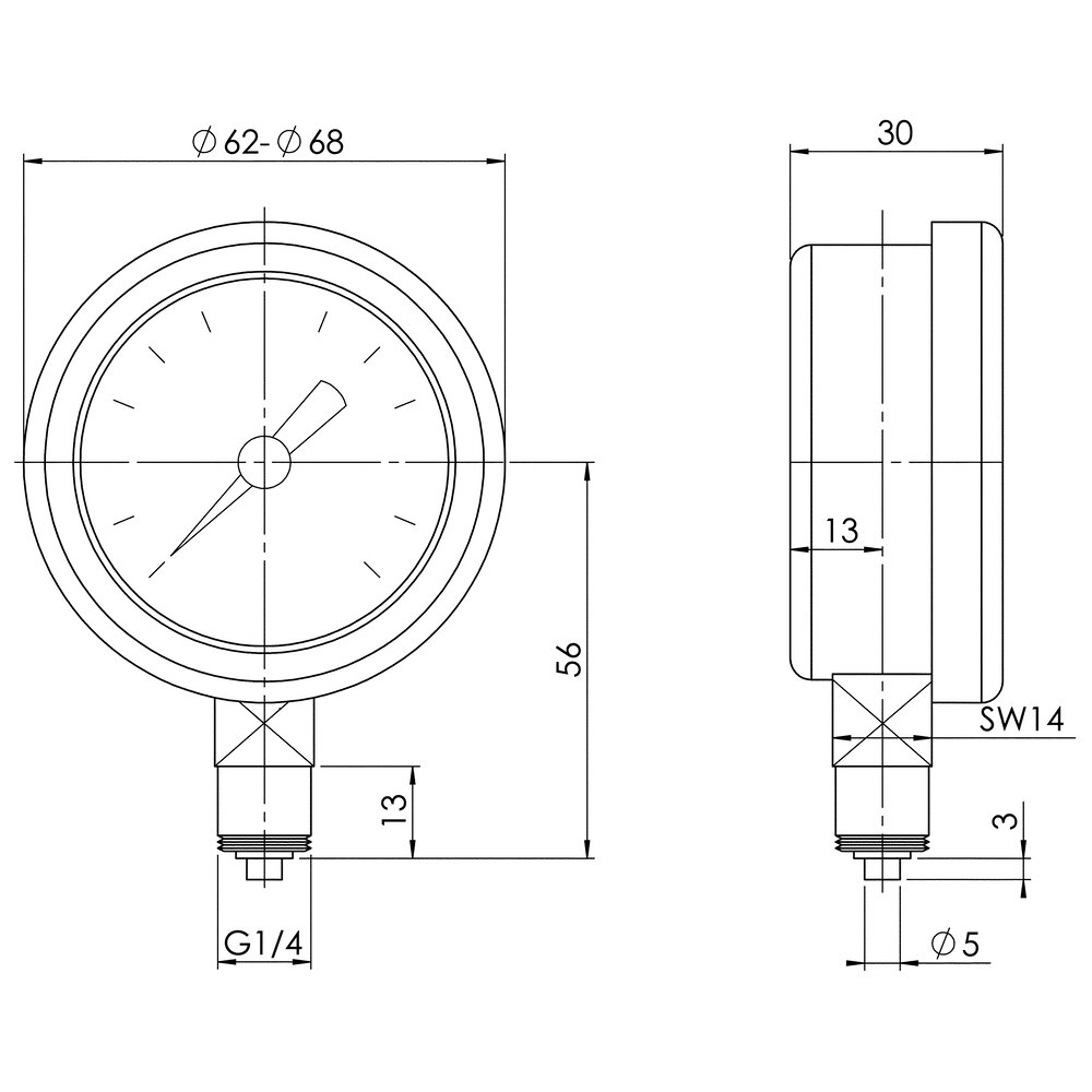 картинка Калибр АМF 320655 от магазина "Элит-инструмент"