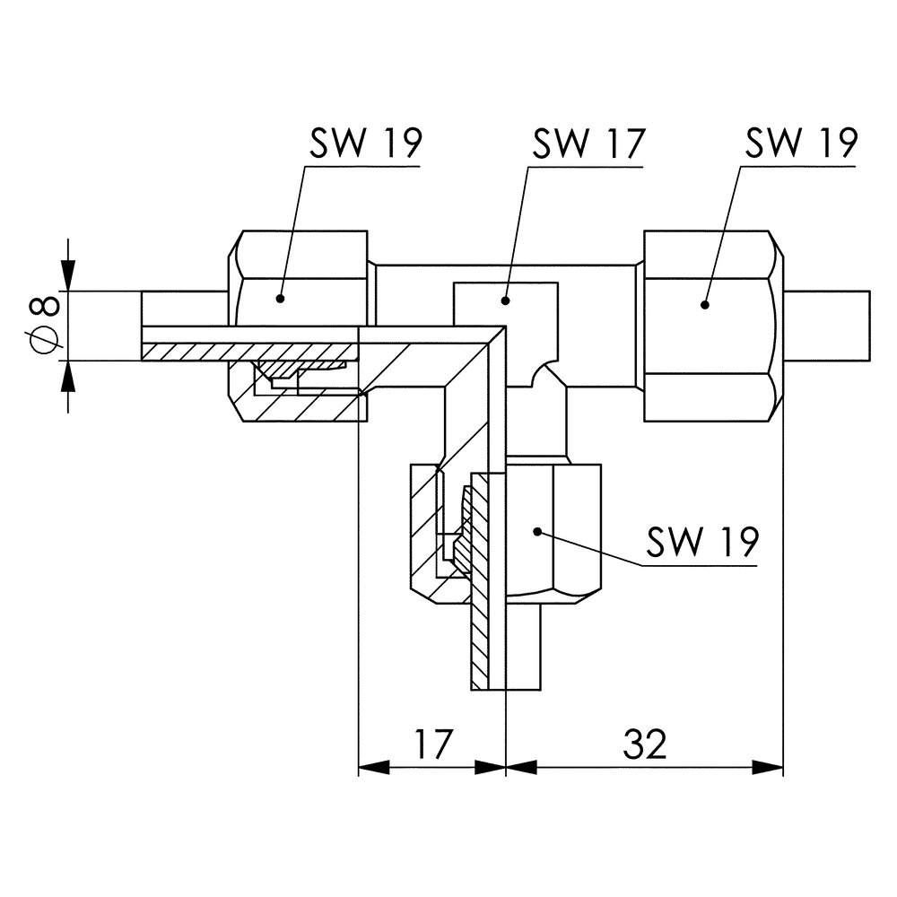 картинка Тройниковый, сверхпрочный АМF 170258 от магазина "Элит-инструмент"