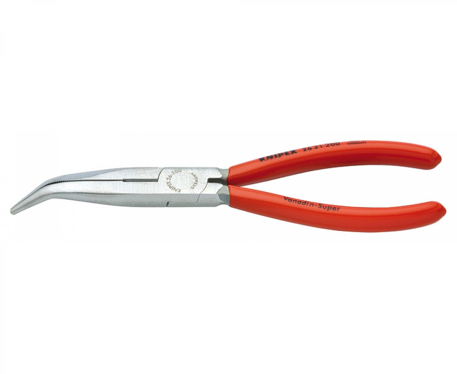 картинка Круглогубцы с заостренными концами, с режущей кромкой Knipex KN-2621200 от магазина "Элит-инструмент"