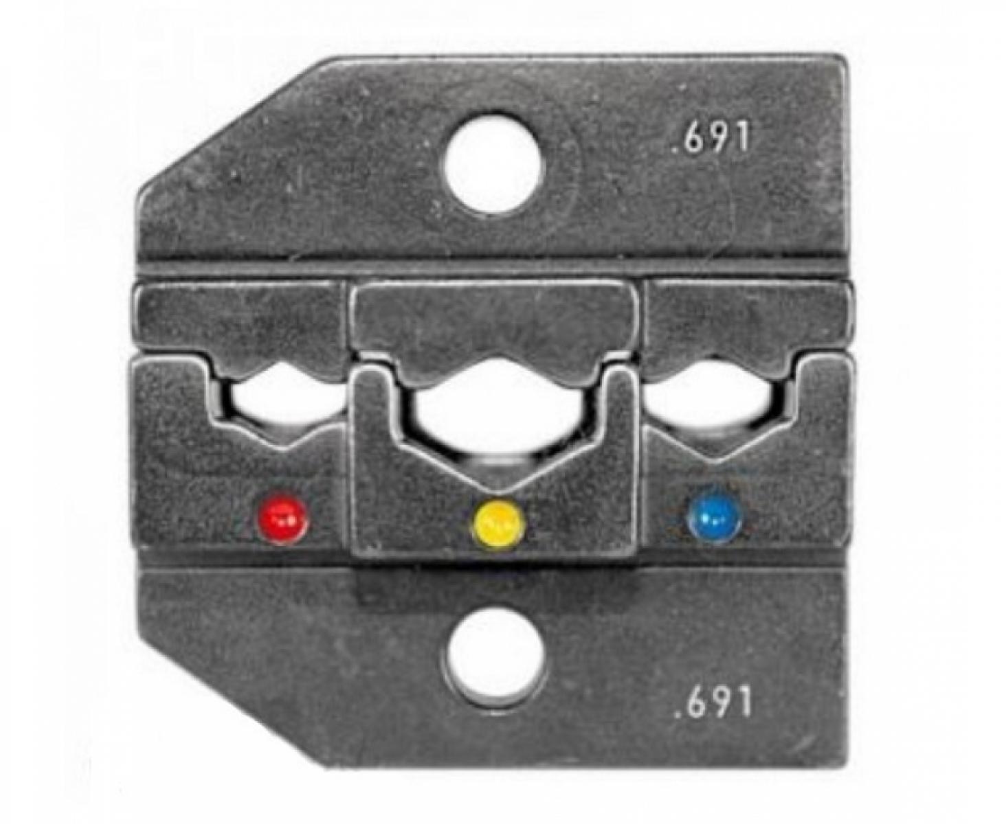 картинка Набор опрессовочных плашек для обжима изолированных клемм Rennsteig RE-62469130 от магазина "Элит-инструмент"