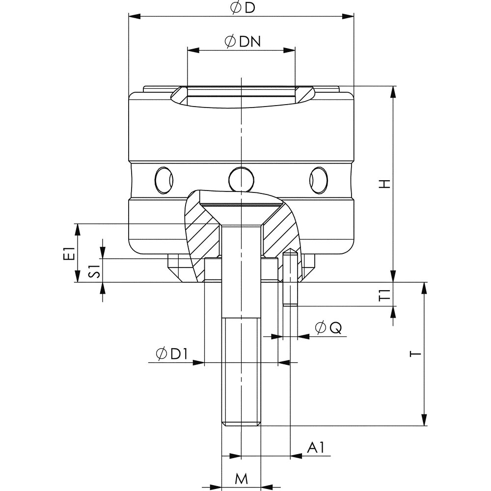 картинка Зажимной модуль, механический АМF 559094 от магазина "Элит-инструмент"