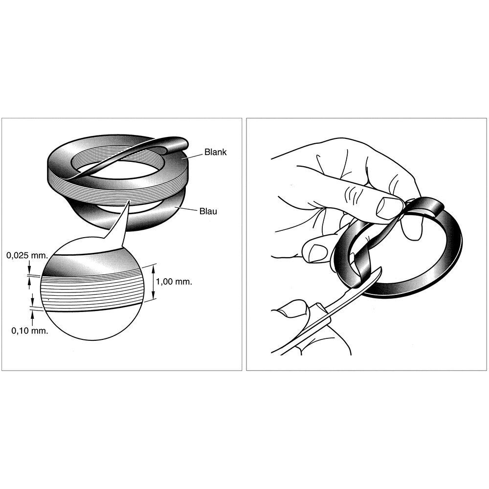 Прокладочная шайба, ламинированная АМF 300509