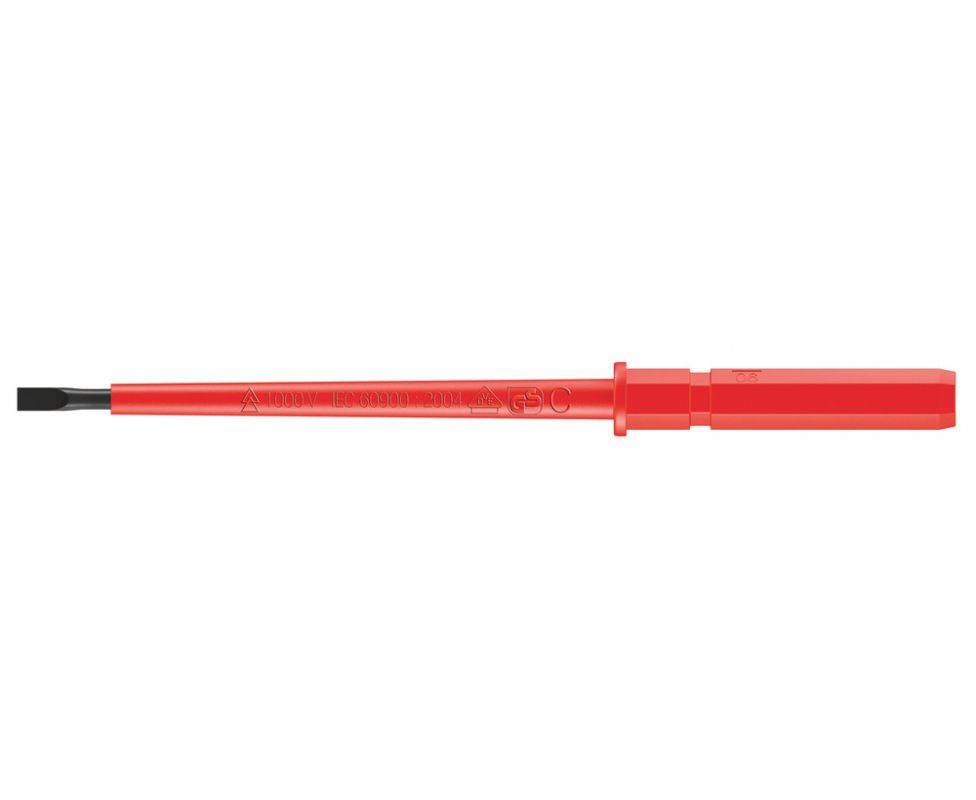 картинка Отвертка Wera Kraftform Kompakt VDE 60 i WE-003401 0.5 х 3.0 х 154 шлицевая от магазина "Элит-инструмент"