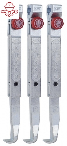 3 захвата (комплект) Kukko 2-302-S
