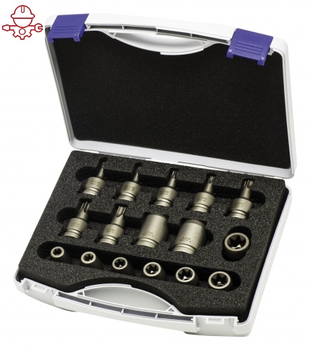 Набор торцовых ключей, 16 предметов Torx Set 1/2 ", 16-Piece ASW 6193 5015 Fplus