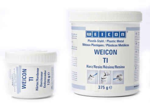 картинка WEICON-TI (2 кг) металлополимер наполненный титаном (wcn10430020) от магазина "Элит-инструмент"