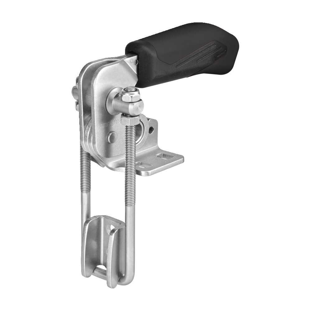 Вертикальный шарнирный зажим типа крюка с черной ручкой АМF 558127