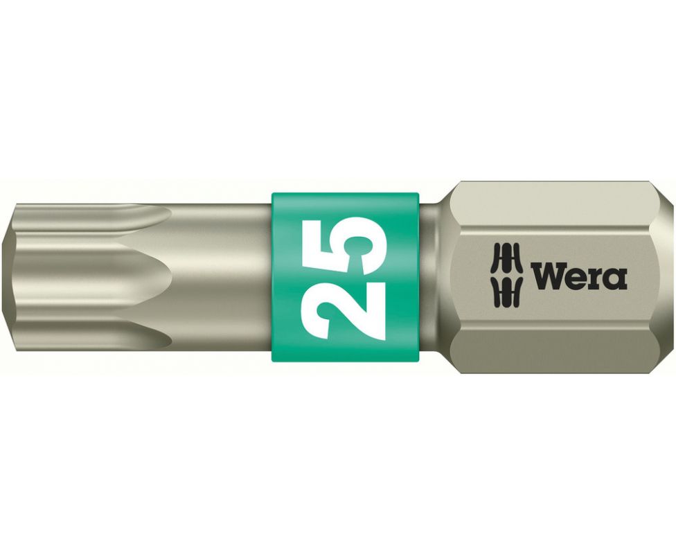картинка Насадка Wera 3867/1 TS TORX WE-071036 TX 27 х 25 мм нержавеющая сталь от магазина "Элит-инструмент"
