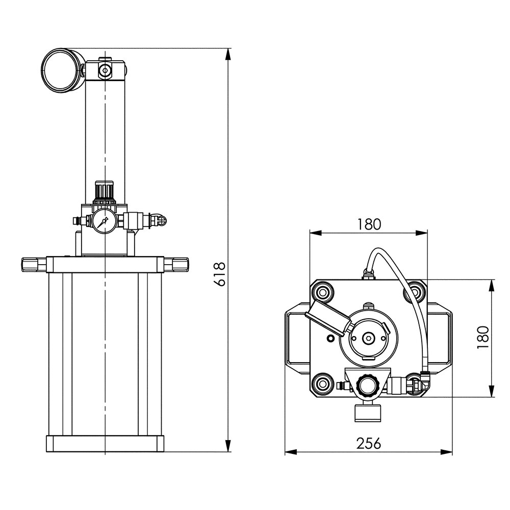 картинка Усилитель давления АМF 554493 от магазина "Элит-инструмент"