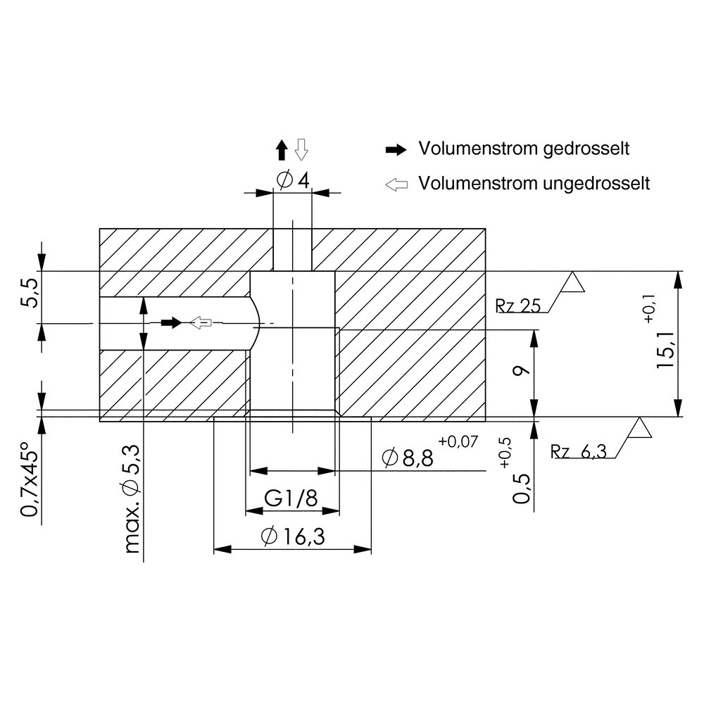 картинка Дроссельная заслонка/Обратный клапан АМF 326579 от магазина "Элит-инструмент"