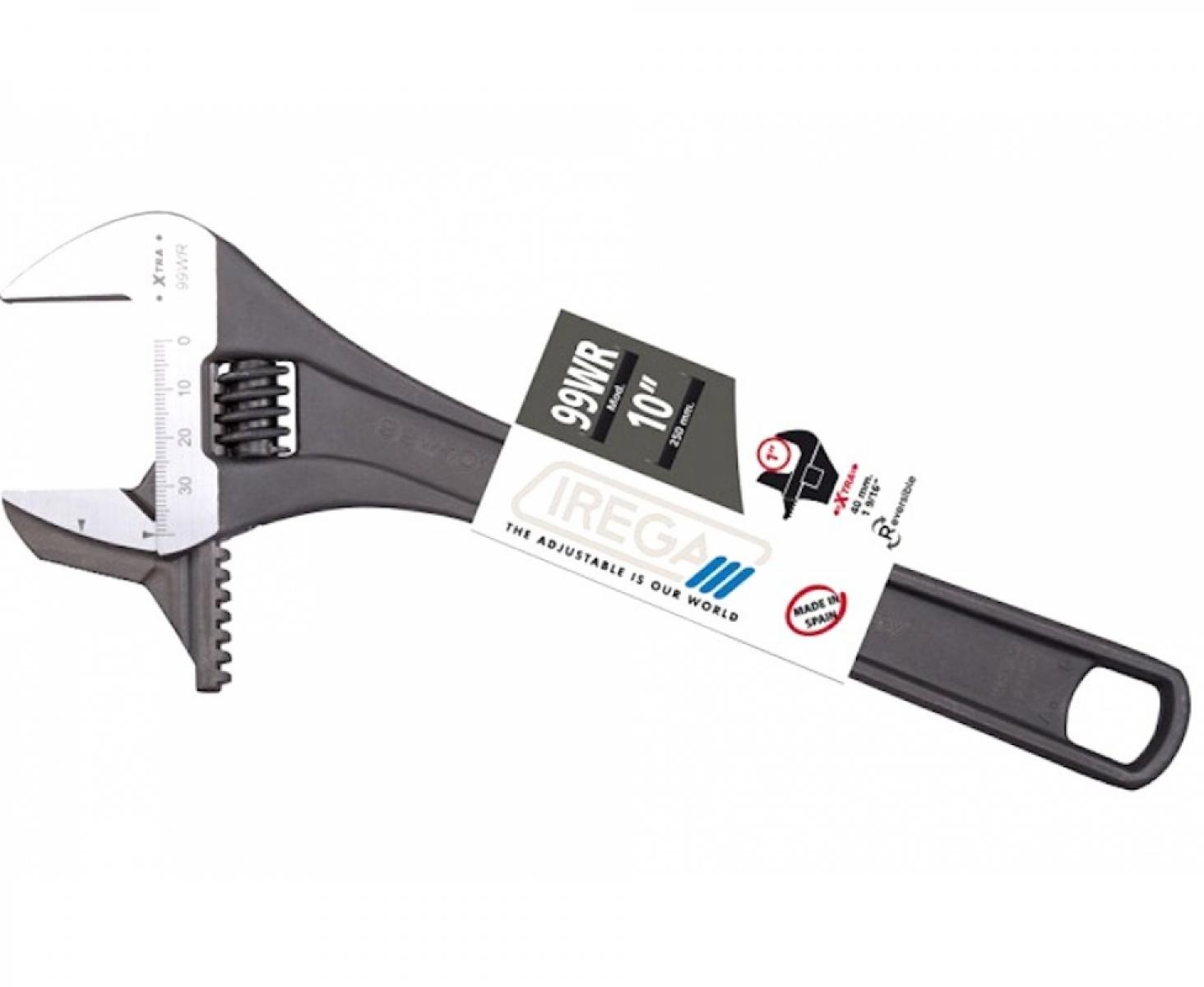 картинка Ключ гаечный разводной со съемными губками фосфатированный 45 мм Irega 99WR-LT-F(CN-MM-P)/CE-12 от магазина "Элит-инструмент"