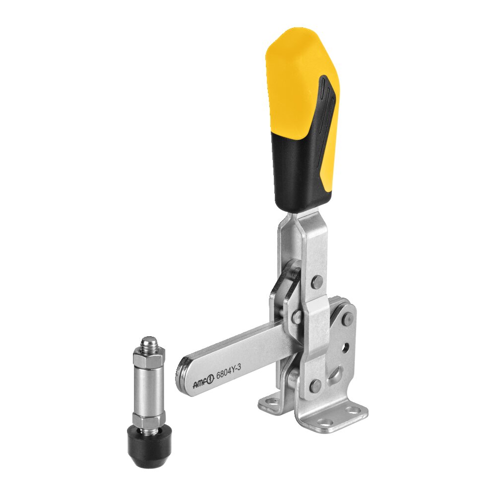 Вертикальный шарнирный зажим с желтой ручкой АМF 557031