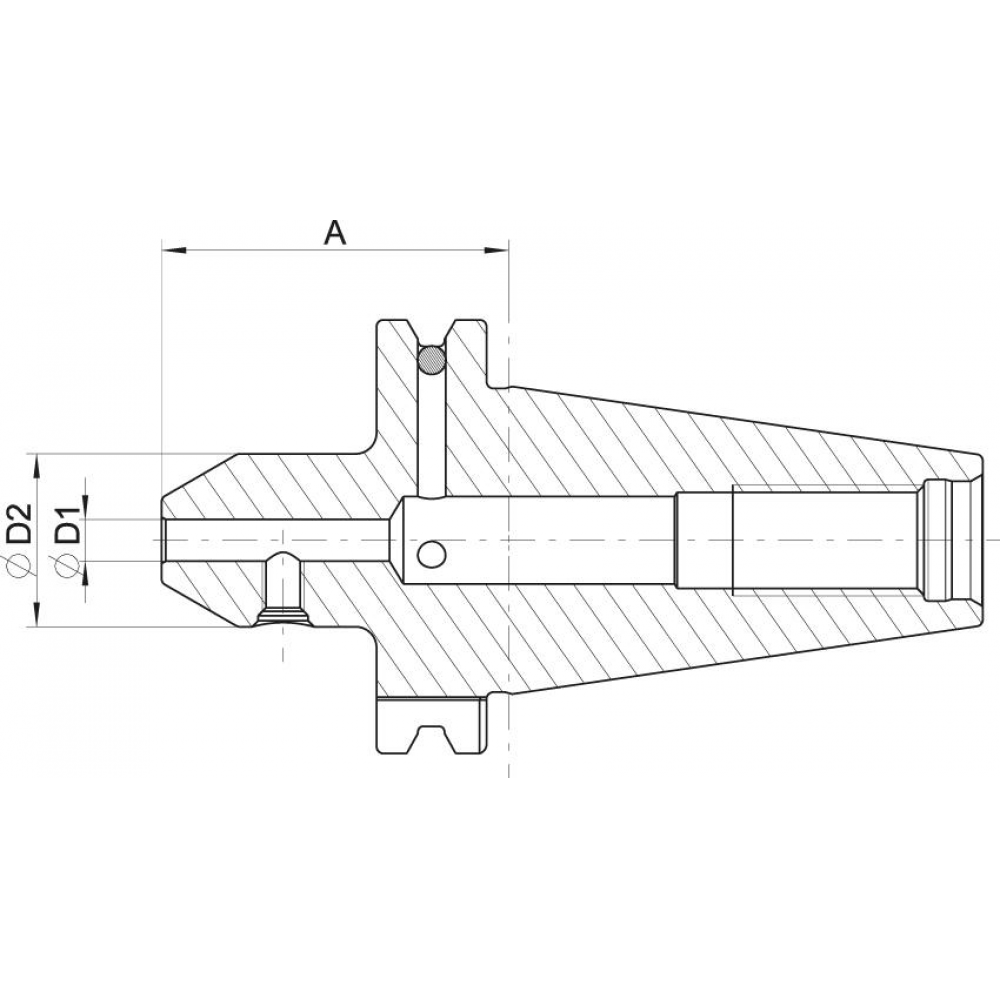 картинка Плоский патрон DIN69871AD SK50 10 мм A63 FORMAT GT 3009 0007 Fplus от магазина "Элит-инструмент"