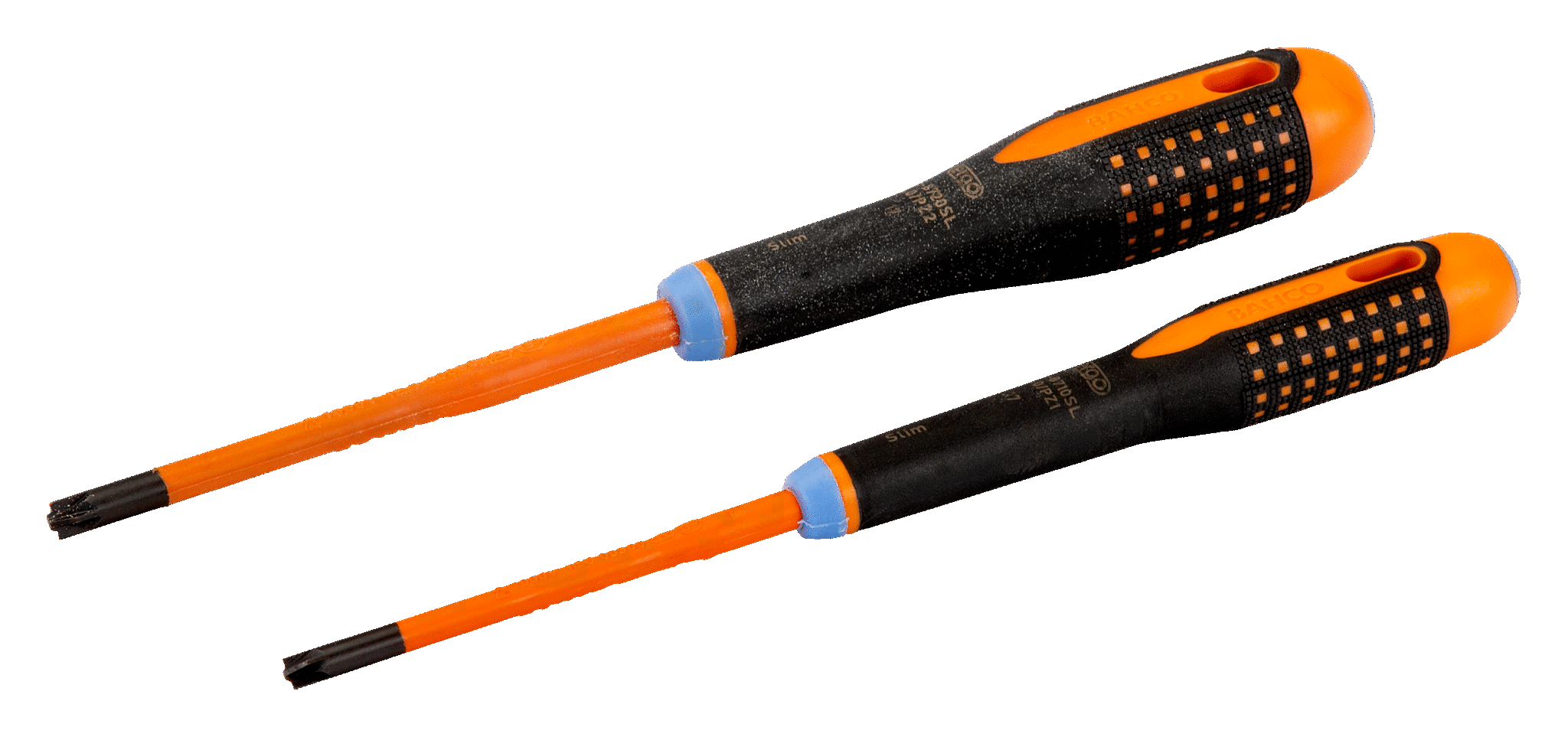 Набор изолированных отверток ERGO™ с тонким стержнем, 2 штуки BAHCO BE-9890SL