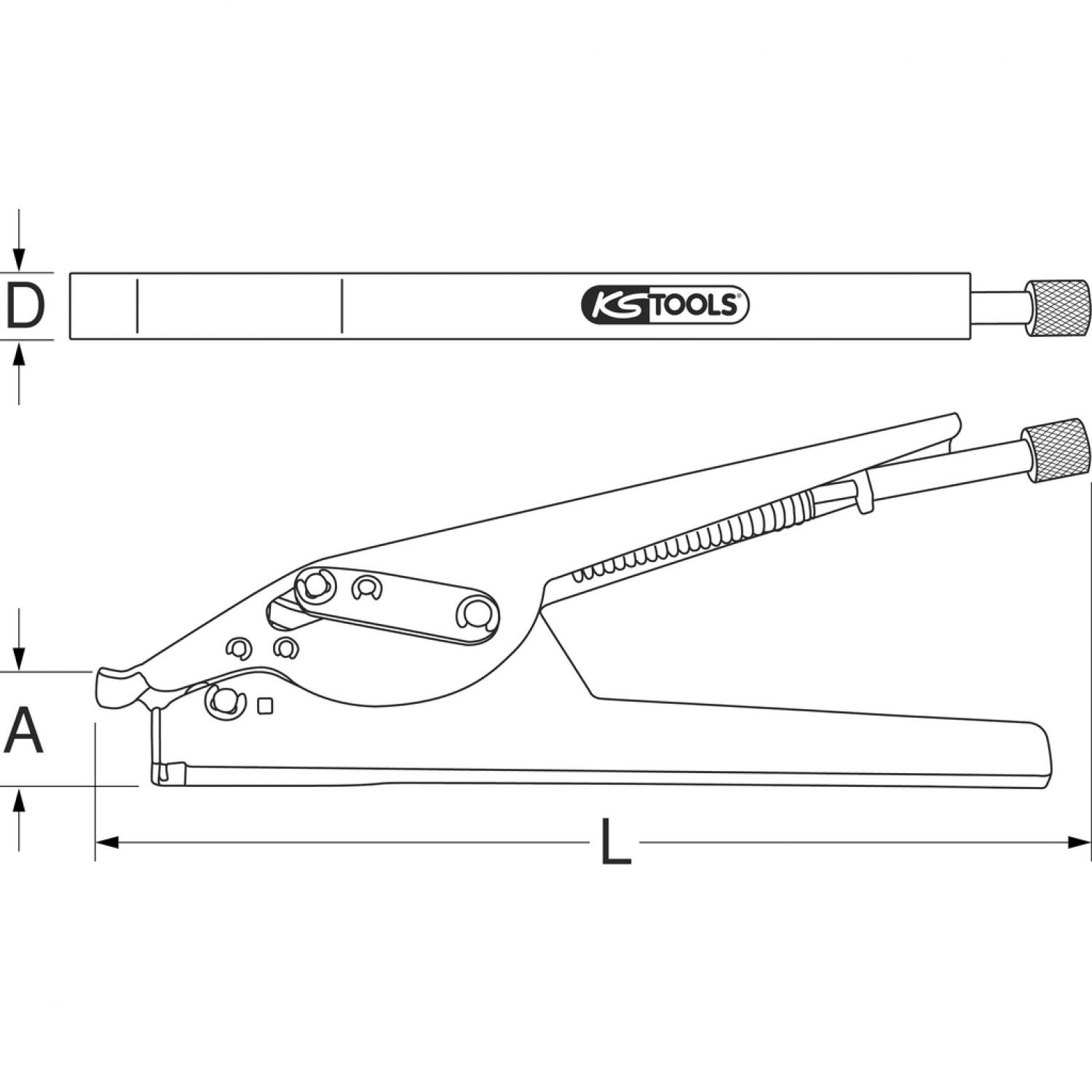 картинка Пистолет для кабельных хомутов, 2,4 - 13 мм от магазина "Элит-инструмент"