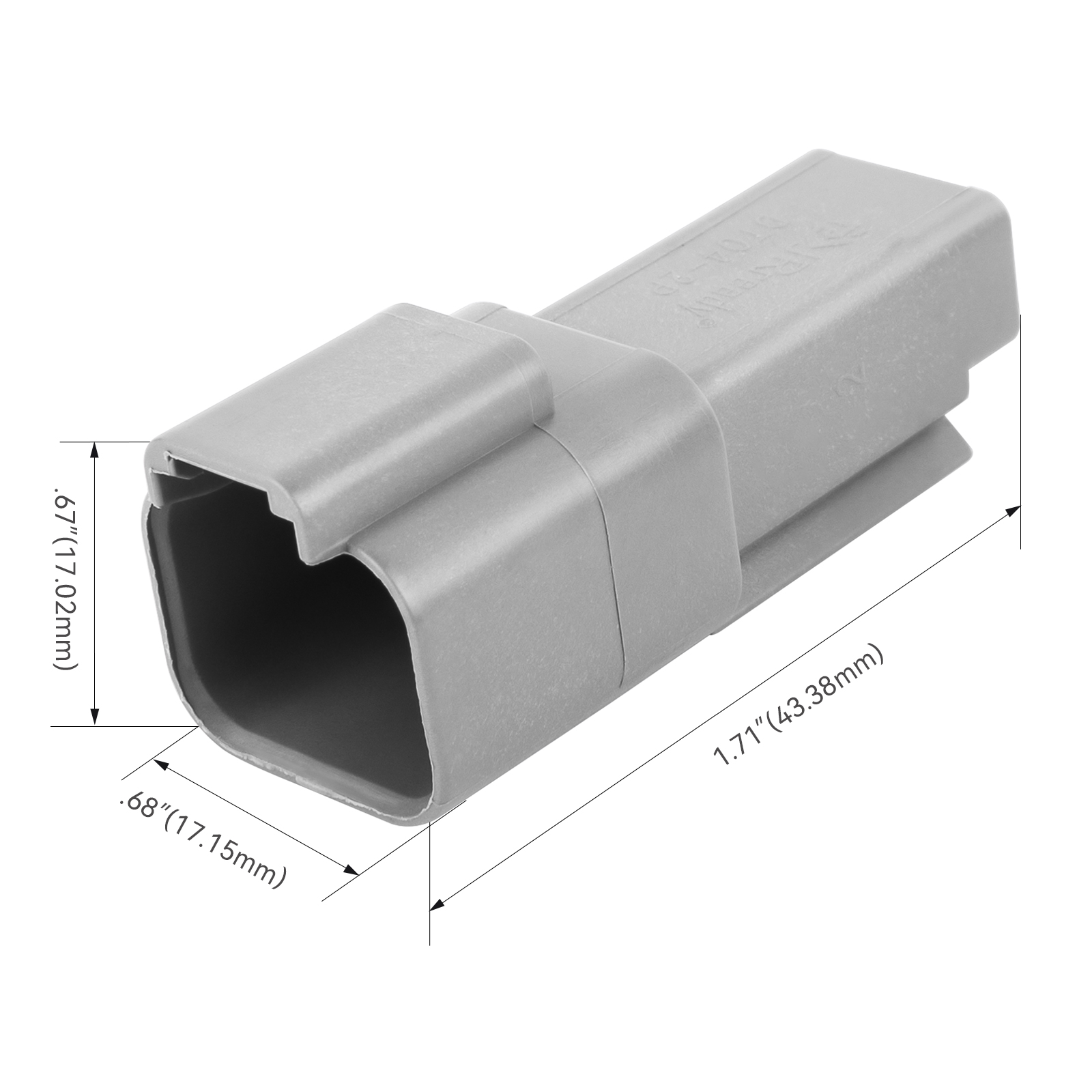 картинка JRready DT04-2P Водонепроницаемый разъем от магазина "Элит-инструмент"